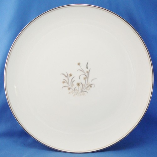 Vintage Noritake Porcelain China 5772 Ardis Platinum Dinner Plate 10.5