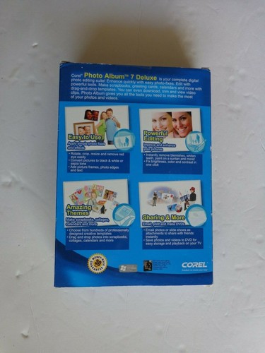 Corel Photo Album 7 Deluxe For Windows XP, Windows Vista - Afbeelding 2 van 5