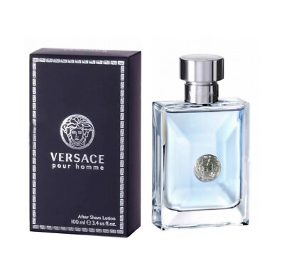 Versace Pour Homme 100ml After Shave Lotion for Men New & Sealed
