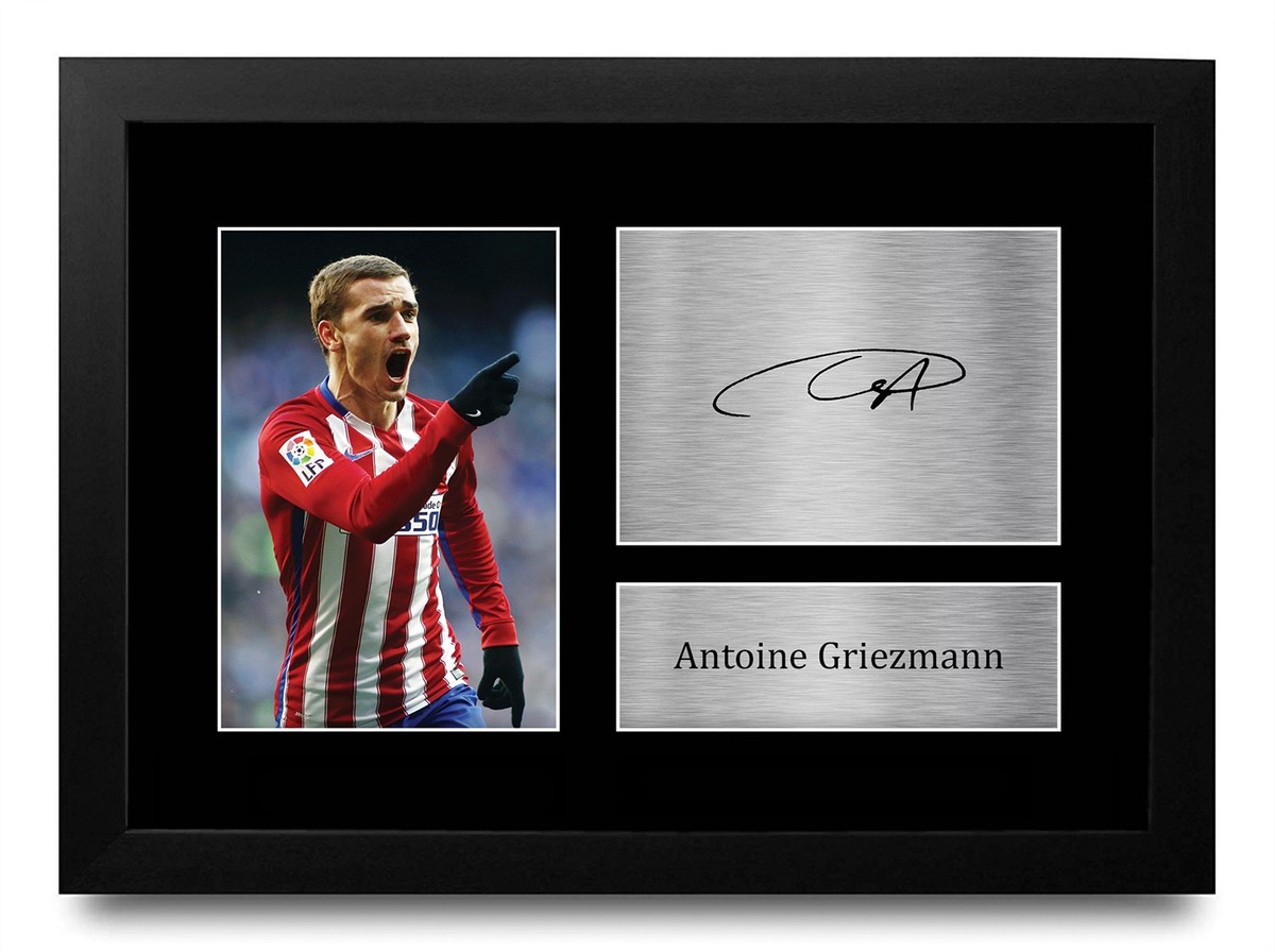 Antoine Griezmann Atletico Madrid Printed Autographed Picture for