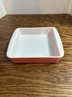 Vintage Pyrex Flamingo Pink Square Cake or Brownie Baking Dish 8" 222