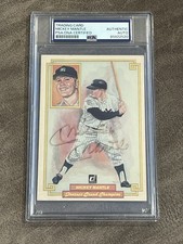 MICKEY MANTLE Donruss HOF PSA/DNA Certified Authentic Autograph Signed AUTO!!!