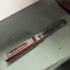Antique T-Bevel Gauge 10" Sliding Square Brass Rosewood
