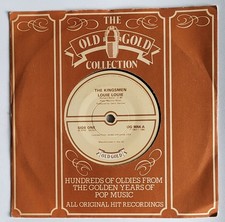 THE KINGSMEN - LOUIE LOUIE / JOLLY GREEN GIANT - 7" - OLD GOLD OG 9054 - VG+/VG+