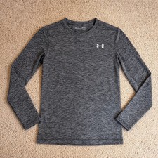 Under Armour Women’s Medium HeatGear Long Sleeve Gray Athletic Top M