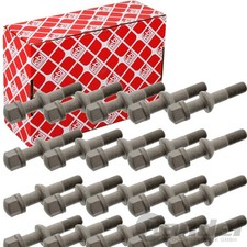 20x FEBI RADSCHRAUBEN SATZ Länge: 85mm KUGELBUND A/G FÜR LEICHTMETALLFELGEN