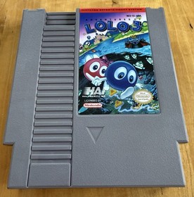 Adventures of Lolo 3 Complete in Box CIB w/Inserts! (Nintendo, NES 1991) RARE🔥