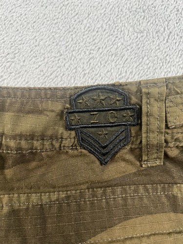 Z Cavaricci Damen 12 Y2K 2000s Ripstop Camo Cargo Workwear Militär Hose - Bild 3 von 17