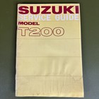 Vintage OEM 1967 Suzuki Motorcycle T200 Service Manual Shop Repair Guide Book