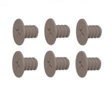 Smoby Ersatzteil E21469 Schrauben Außengewinde 6 Stück  grau für Smoby Rutschen 