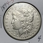 1894-S MORGAN SILVER DOLLAR,  XF DETAILS