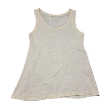 Kleen Women's Tank Top Beige Sleeveless Casual Basic Top