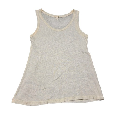 #ad Kleen Women#x27;s Tank Top Beige Sleeveless Casual Basic Top $37.42