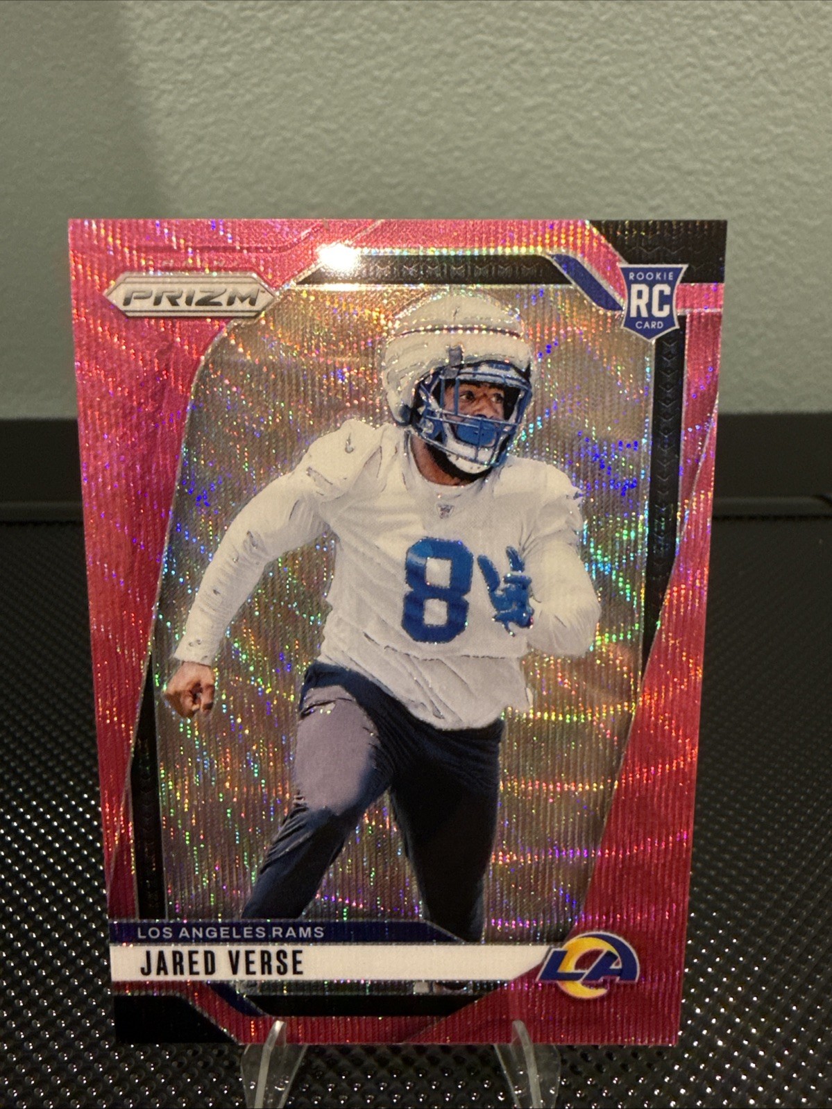 2024 Panini Prizm - Rookies Jared Verse #341 Pink Wave Prizm (RC)