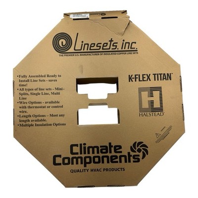 Linesets Inc 406K02150MZS 144L Titan Insulation Mini-Split Lineset 25'