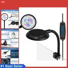 Mini Clip On Aquarium Light 7W Dimmable USB Small Fish Tank LED 1 to 3 Gallon