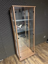 Vitrine Ausstellungsvitrine Glasvitrine Sammlervitrine Spiegel Beleuchtung