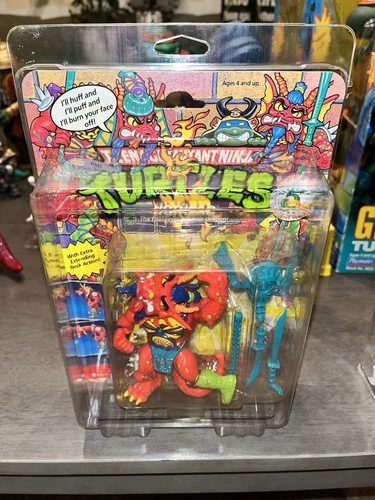 Vintage 1992 Teenage Mutant Ninja Turtles Hot Head MOC Hothead TMNT And MOC Case