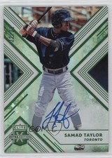 2018 Panini Elite Extra Edition Emerald Auto 22/25 Samad Taylor #100 Auto s3g