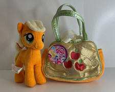 My Little Pony Applejack Plush With Purse Aurora 2014 With Tags