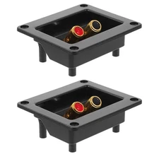 2 Pcs Binding Plate Terminal Connector Kit Speaker Box Connectors Wire Ends