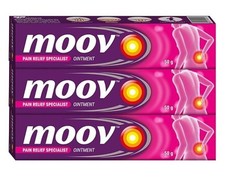 Moov Pain Relief Cream 50g x 3  100 Ayurvedic Formula with Nilgiri Oil