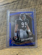 2025 Panini Prizm Black - Dan Hampton #20 Blue Shimmer Prizm /35