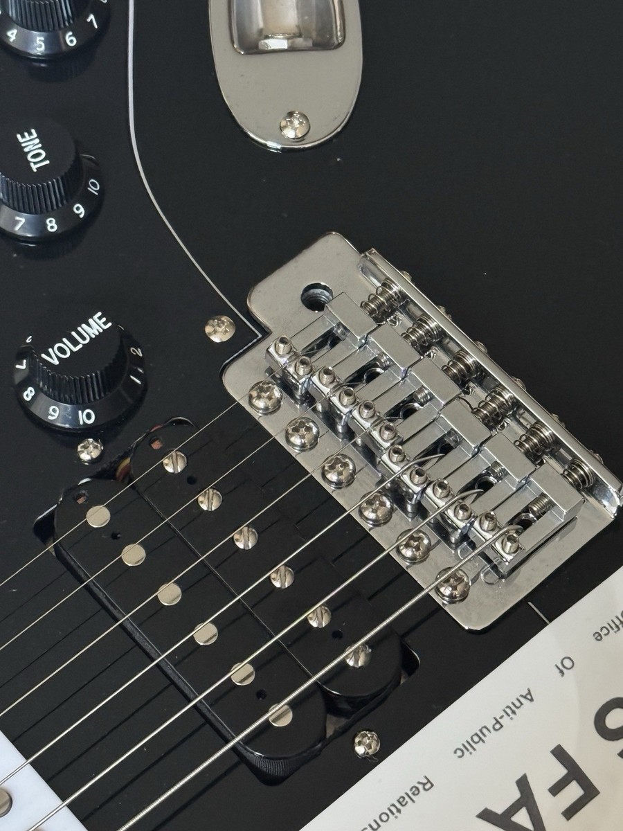 2004 Fender® Squier Nirvana Kurt Cobain Vandalism Black