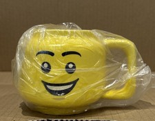 Yellow Smiley Face Mug – (Not Lego) – Novelty Coffee Cup