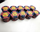Lot 100 NEW 1971 CERROMAR BEACH CB $500 a Casino chip DORADO Puerto Rico poker R — photo 6