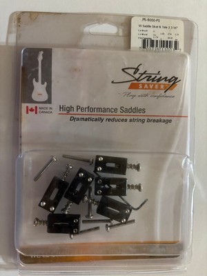 Graph Tech PS-8000-F0 String Saver Original Saddles For Strat/Tele