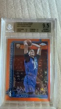 2025-26 Topps Chrome Cooper Flagg Rookie Orange Refractor RC /25#251 BGS MT9.5