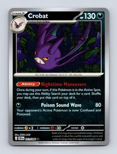CROBAT 051/086 RARE CHAOS RISING POKEMON REVERSE HOLO NM