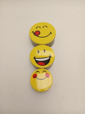 Smiley World Blechaufbewahrungsset - 3x Metallboxen - Zak! Designs -