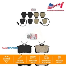 Front Rear Semi-Metallic Disc Brake Pads Kit For Audi A6 Quattro KNF-100455