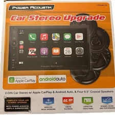 NEW Power Acoustik Complete Stereo Upgrade Kit W/Car Play Android Auto CPAAM7-S2