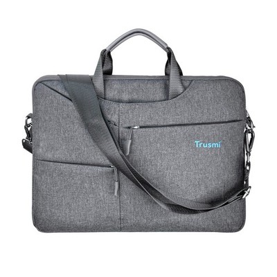 Trusmi Laptophülle Tragetasche 14 Zoll stoßfest Business Reisetasche für Mac