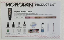 Acrylic Nail Kit & UV/LED Lamp: Professional Nail System Art Poly Gel Set NEW