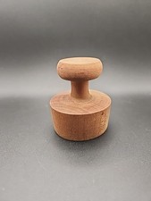 Primitive Vintage Solid Wooden Biscuit Cookie Cutter Kitchen Utensil