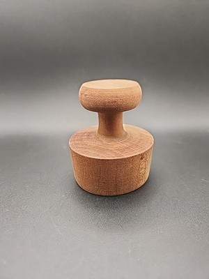 Primitive Vintage Solid Wooden Biscuit Cookie Cutter Kitchen Utensil