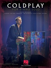 Coldplay for Piano Solo Sheet Music 12 Pop Rock Hit Songs Hal Leonard Book