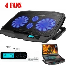 Gaming Laptop Cooling Fan Stand For 11-16.5" inch Laptop Cooler Pad with 4 Fans