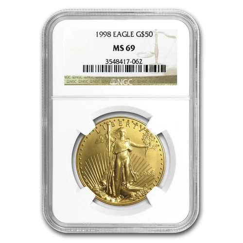 1998 1 oz American Gold Eagle MS-69 NGC