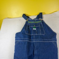 Liberty Mens Denim Bib Overalls Blue Cotton Workwear Dungarees 44x32 03-10-2019