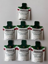 Proraso Shaving Cream 7-PK Each 15 ml / 0.5 oz New Free Ship