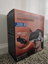 Utopia 360 Smartphone VR Headset Bluetooth Controller Built-In Headphones White