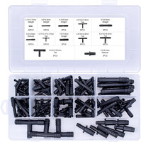 113 StüCk T-Verbinder Schlauchverbinder Set, 12 GrößEn T Schlauchverbinder Sorti
