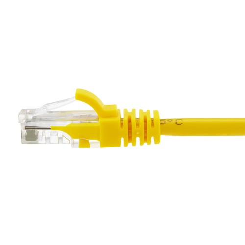 Ethernet Patch Cable CAT5E, UTP, 24AWG, 5 Ft, 10 pack, Yellow - Picture 2 of 4