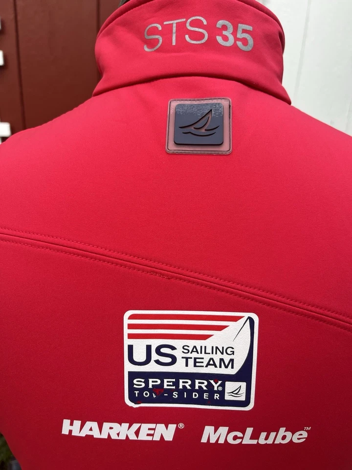 Chaleco Calidad SPERRY Topsider Equipo de Vela EE. UU. Cremallera Carcasa Suave Auténtico Talla M STS35 Foto 4 de 4