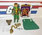 GI Joe Serpentor 1986 v1 *100% COMPLETE, Near Mint figure!* Original Cape VTG